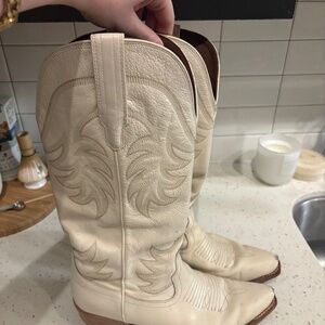 Tecovas The Annie Cowboy Boot in Bone
